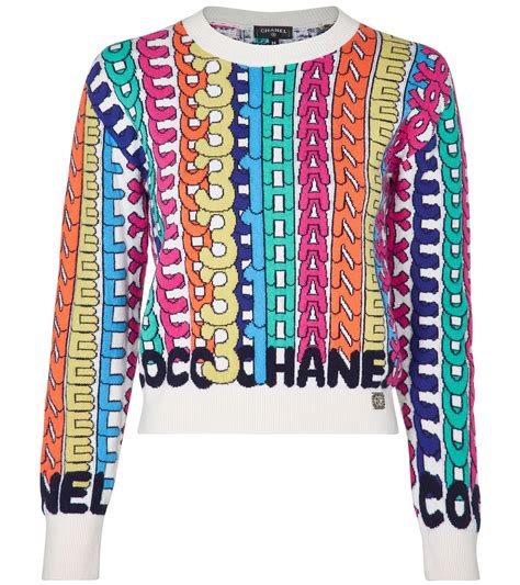 chanel logo jumper